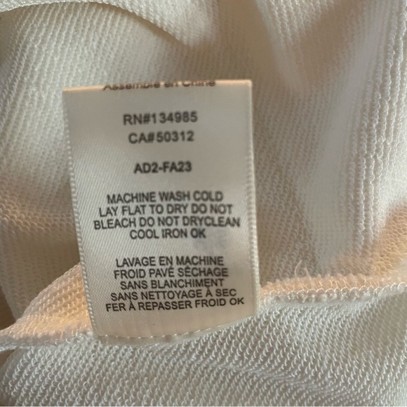 New! For Love And Lemons Ronnie off white dress with side pockets 22883 - Picture 11 of 12